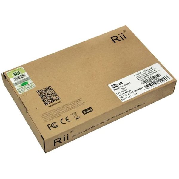 Rii X1 2.4G Mini Classic Wireless Keyboard Keypad And Mouse All-In-One Kit (Black) - Image 9
