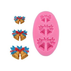 DIY Christmas Silicone Mold Elk Sleigh Cake Plaster Decoration Mold, Model: 50-235-B