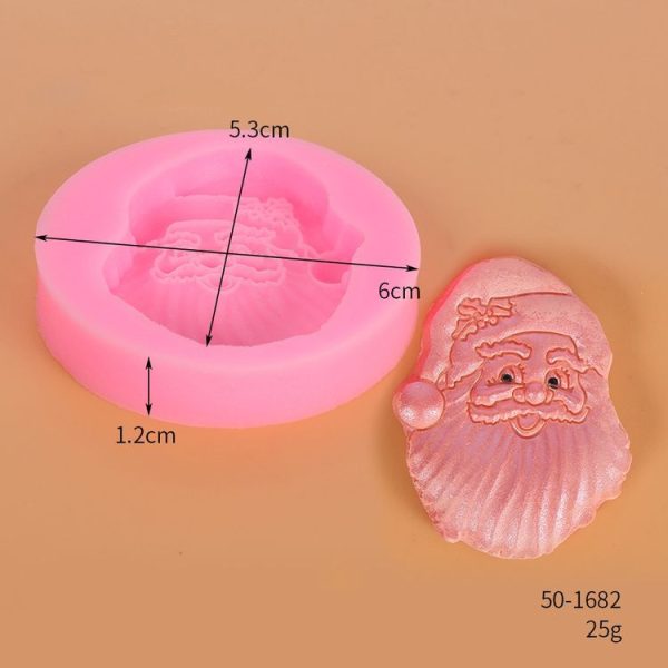DIY Christmas Fondant Baking Silicone Molds, Model: 50-1682 - Image 2