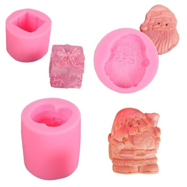 DIY Christmas Fondant Baking Silicone Molds, Model: 50-1682 - Image 3