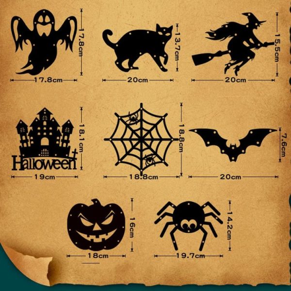 Bat 4.5V Halloween Glowing Hanging Lights Party Holiday Decoration - Image 3