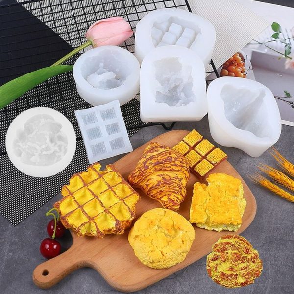 DIY Simulation Bread Silicone Mold Aromatherapy Candle Chocolate Mold, Model: 50-2961 - Image 4