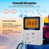 SH-01 LED Display Portable FM / AM Two-band Radio Special for Listening Tests, Style: JPN Version (White) - Image 5