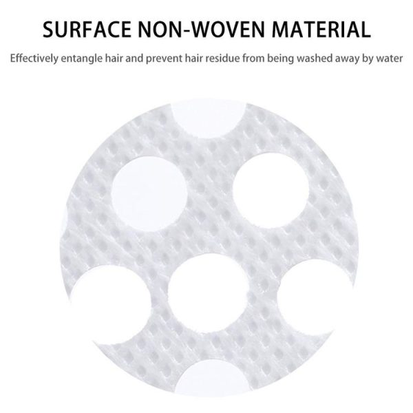 FASOLA 15pcs / Bag Sink Disposable Filter Sewer Mouth Non-woven Floor Drain Sticker, Spec: Small Hole - Image 4