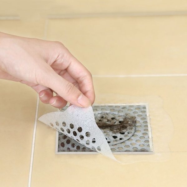 FASOLA 15pcs / Bag Sink Disposable Filter Sewer Mouth Non-woven Floor Drain Sticker, Spec: Small Hole - Image 7