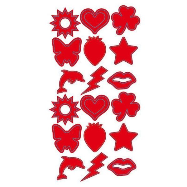 180pcs / Pack Style 5 Tanning Sunbathing Stickers Self Adhesive Body Stickers