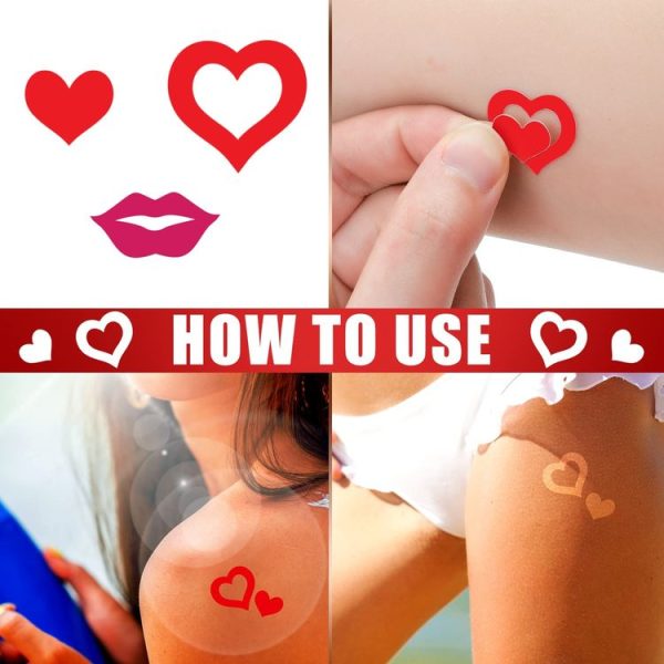 180pcs / Pack Style 5 Tanning Sunbathing Stickers Self Adhesive Body Stickers - Image 2