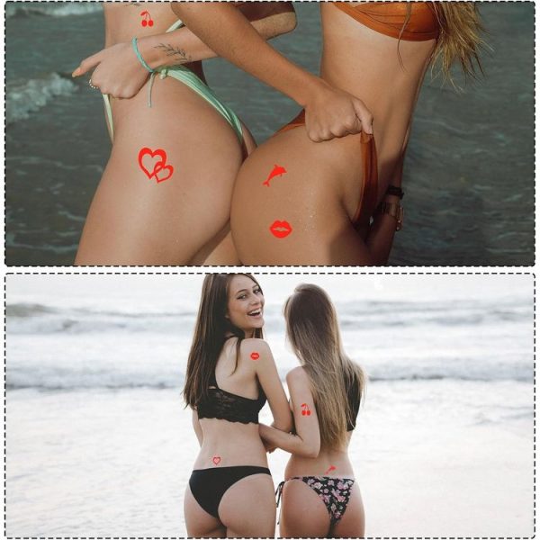 180pcs / Pack Style 5 Tanning Sunbathing Stickers Self Adhesive Body Stickers - Image 5