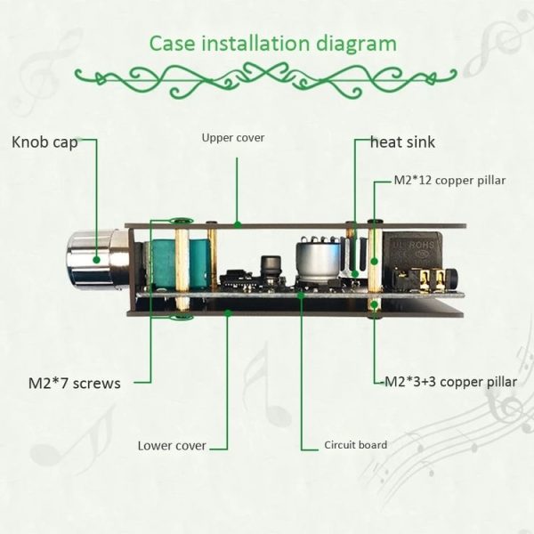 ZK-502MT 50W x 2 2.0 Stereo Bluetooth Audio Digital HIFI Power Pipe Module - Image 5