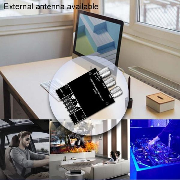 ZK-502MT 50W x 2 2.0 Stereo Bluetooth Audio Digital HIFI Power Pipe Module - Image 9