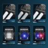 Portable Keychain Light Camping EDC Flashlight Rechargeable Mini Lantern With Magnet (Black) - Image 4