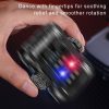 Portable Keychain Light Camping EDC Flashlight Rechargeable Mini Lantern With Magnet (Black) - Image 5