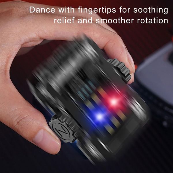 Portable Keychain Light Camping EDC Flashlight Rechargeable Mini Lantern With Magnet (Black) - Image 5