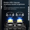Portable Keychain Light Camping EDC Flashlight Rechargeable Mini Lantern With Magnet (Black) - Image 6