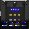 Portable Keychain Light Camping EDC Flashlight Rechargeable Mini Lantern With Magnet (Black) - Image 9