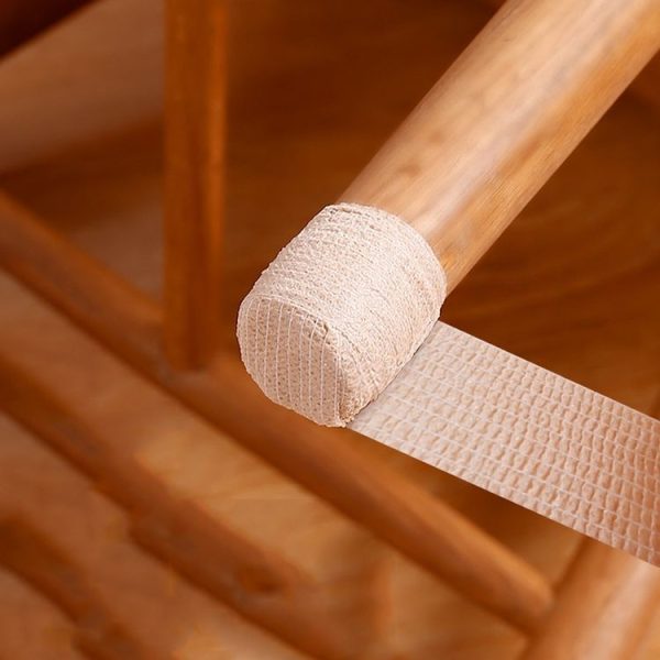 2.5 x 450cm Non-Woven Self-Adhesive Chair Non-Slip Foot Stickers Universal Table And Bench Leg Pads (Black) - Image 11