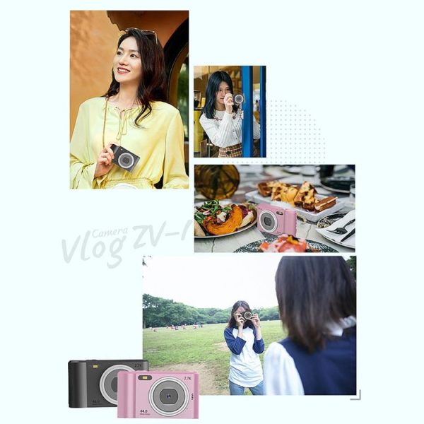 2.4-inch TFT Color Screen HD Digital Camera Portable Travel 8X Zoom Smart Camera (Black Standard) - Image 14