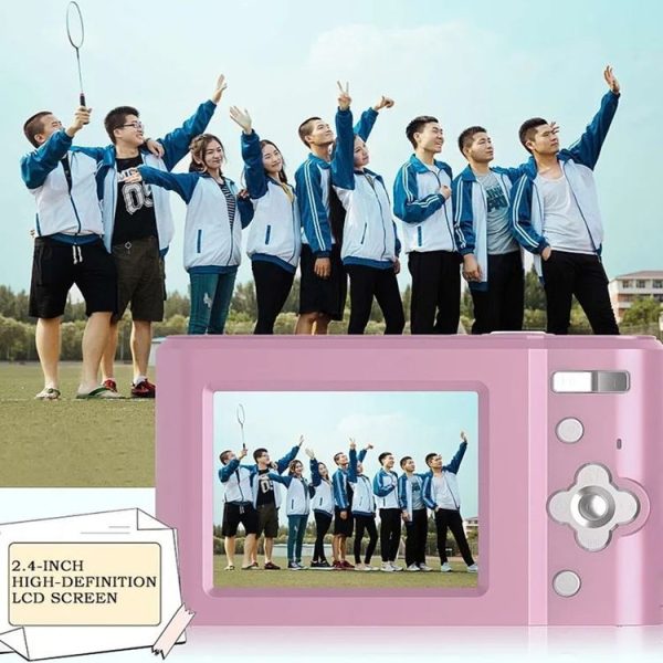 2.4-inch TFT Color Screen HD Digital Camera Portable Travel 8X Zoom Smart Camera (Black Standard) - Image 5
