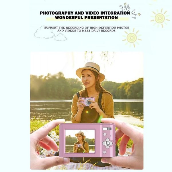 2.4-inch TFT Color Screen HD Digital Camera Portable Travel 8X Zoom Smart Camera (Black Standard) - Image 7