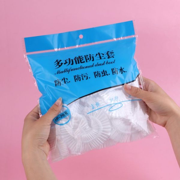 10pcs / Bag Disposable Furniture Dust Cover For Electric Cooker Oven Electric Fan 60x70cm (White) - Image 10