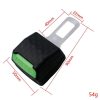 1pair Car Safety Belt Insert Head Limiter With Lock Tongue (Luminous Buckle) - Image 3