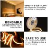 1m 24V 8mm Wide COB Adhesive Decorative LED Light Strip, Specification: 320 Beads-12W -90 Display (3000K) - Image 10