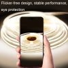 1m 24V 8mm Wide COB Adhesive Decorative LED Light Strip, Specification: 320 Beads-12W -90 Display (3000K) - Image 3
