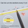 1m 24V 8mm Wide COB Adhesive Decorative LED Light Strip, Specification: 320 Beads-12W -90 Display (3000K) - Image 7