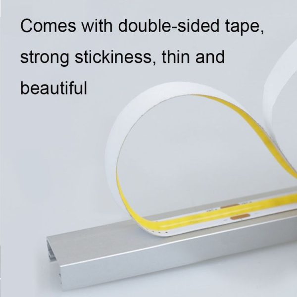 1m 24V 8mm Wide COB Adhesive Decorative LED Light Strip, Specification: 320 Beads-12W -90 Display (3000K) - Image 8