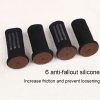 4pcs / Set Non-Slip Table And Chair Protectors Silent And Wear-Resistant Table Pads (Dark Brown) - Image 3