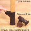 4pcs / Set Non-Slip Table And Chair Protectors Silent And Wear-Resistant Table Pads (Dark Brown) - Image 7