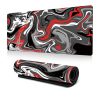 Large Abstract Mouse Pad Gamer Office Computer Desk Mat, Size: 300 x 600 x 2mm (Abstract Fluid 1)