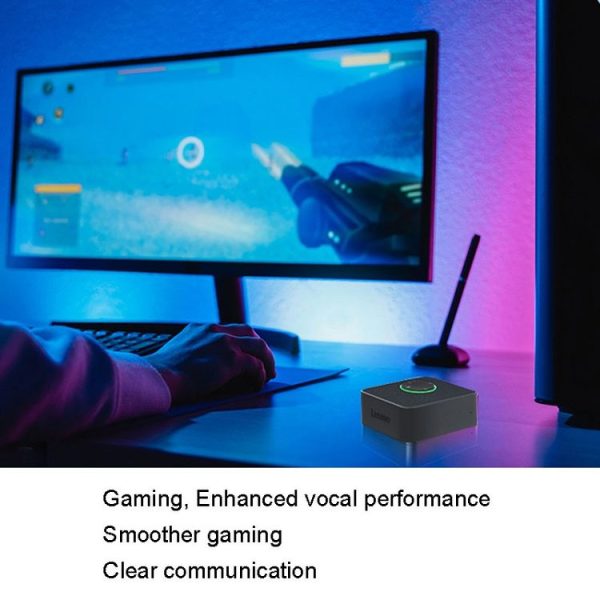 Lenovo Thinkplus MCP01 Intelligent Video Conference Omnidirectional Microphone Sound Portable Bluetooth Microphone Speaker (Black) - Image 10