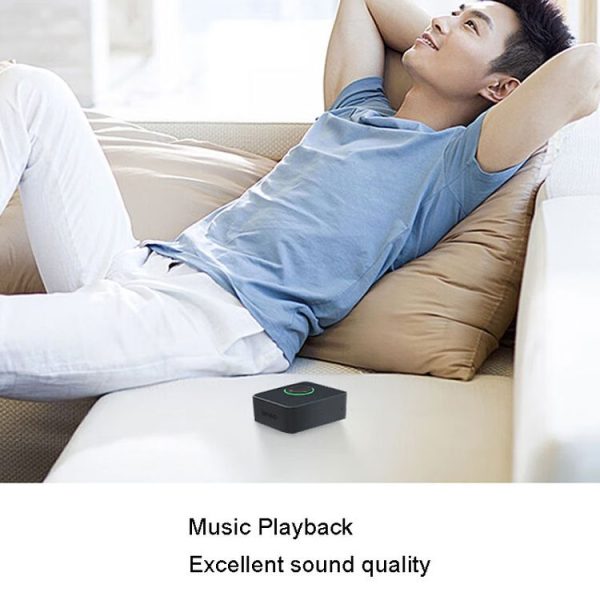 Lenovo Thinkplus MCP01 Intelligent Video Conference Omnidirectional Microphone Sound Portable Bluetooth Microphone Speaker (Black) - Image 13