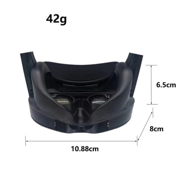 Mate Quest Pro Eye Mask Light-blocking Magnetic Replacement Silicone Eye Cover VR Accessories (Black) - Image 3