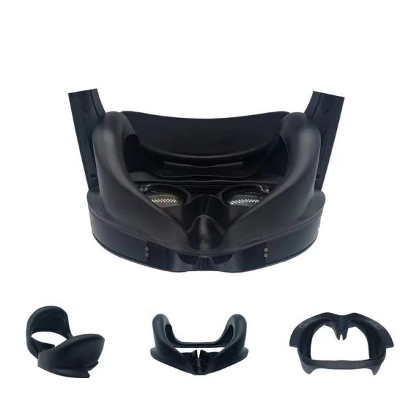 Mate Quest Pro Eye Mask Light-blocking Magnetic Replacement Silicone Eye Cover VR Accessories (Black) - Image 4