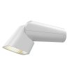 Multifunctional Reading Desk Lamp Flashlight Wall Mounted Bedside Lamp Folding Camping Lamp (White)