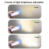 Multifunctional Reading Desk Lamp Flashlight Wall Mounted Bedside Lamp Folding Camping Lamp (White) - Image 6