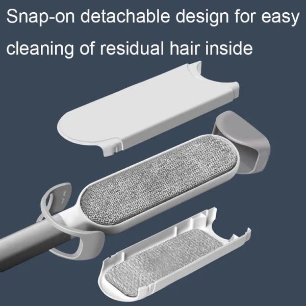 Clothes Sofa Dust Remover Household No-wash Double-sided Electrostatic Hair Removal Brush, Color: S Gray - Image 6
