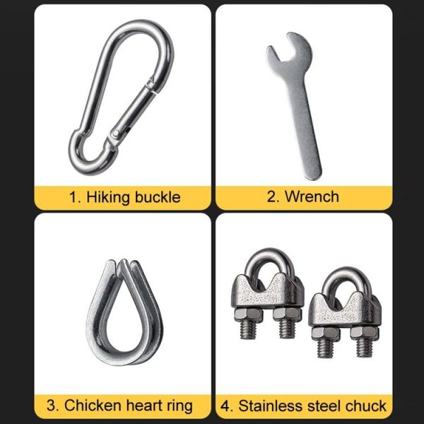 5mmx2m Adjustable Fitness Equipment Accessories Wire Rope - Image 6
