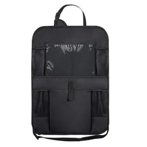 Car Seatback Organiser Storage Hanging Bag (Black)