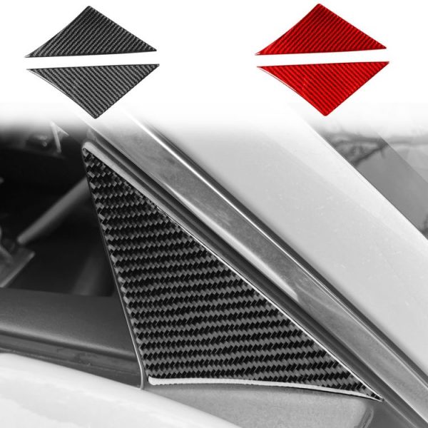 Jaguar F-TYPE 2013+ Universal A-Pillar Sticker Left And Right Drive (Black) - Image 2