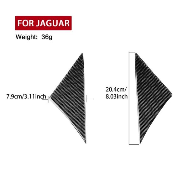 Jaguar F-TYPE 2013+ Universal A-Pillar Sticker Left And Right Drive (Black) - Image 3