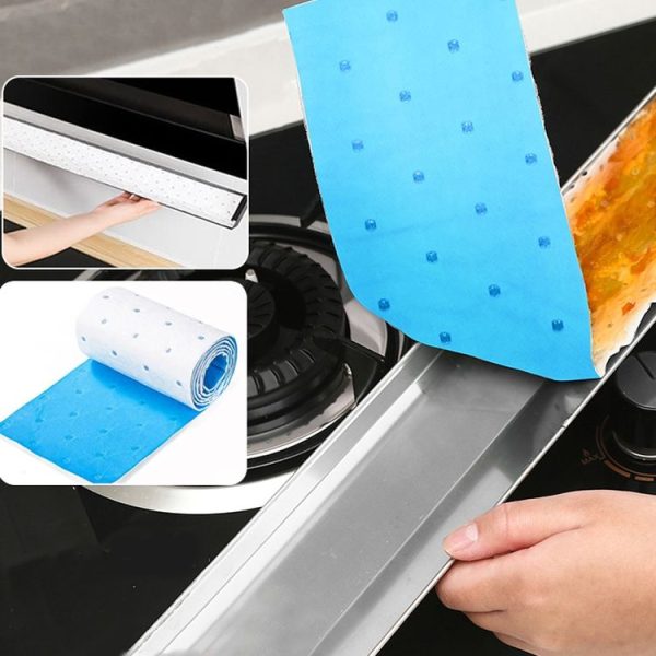 10pcs / Pack Disposable Oil Groove Suction Paper for Cooker Hoods, Spec: 7x90cm Regular