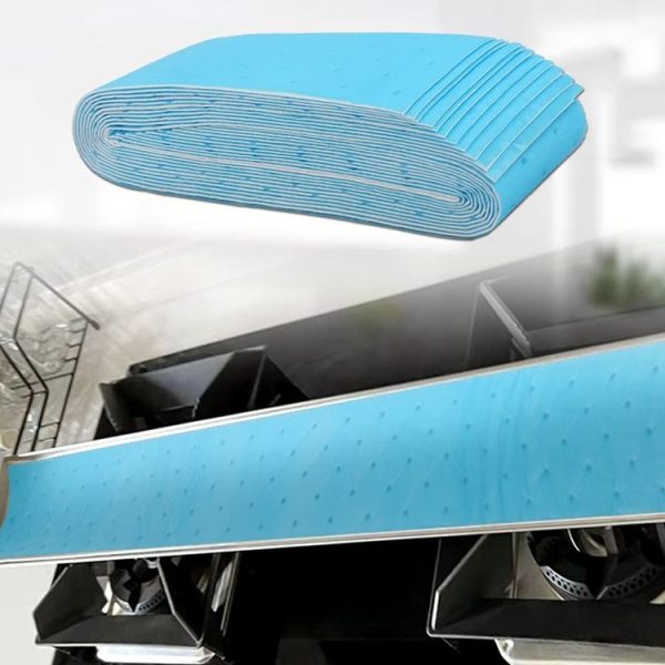 10pcs / Pack Disposable Oil Groove Suction Paper for Cooker Hoods, Spec: 7x90cm Regular - Image 2
