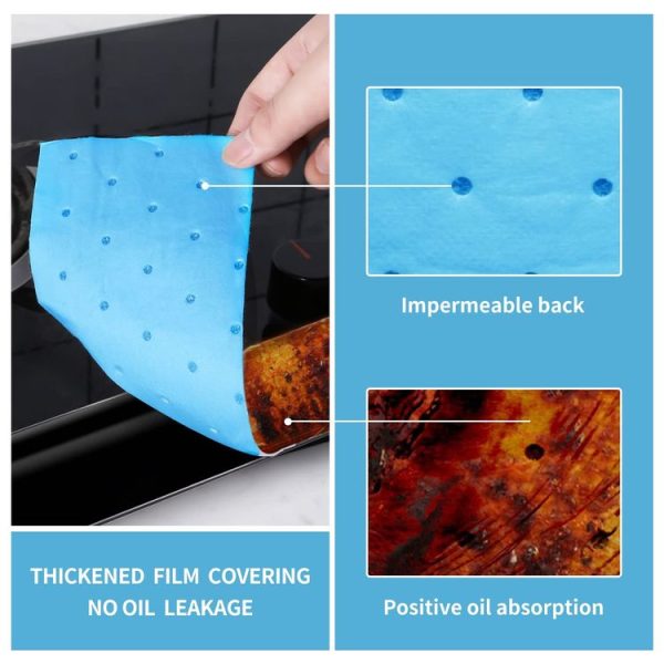 10pcs / Pack Disposable Oil Groove Suction Paper for Cooker Hoods, Spec: 7x90cm Regular - Image 6