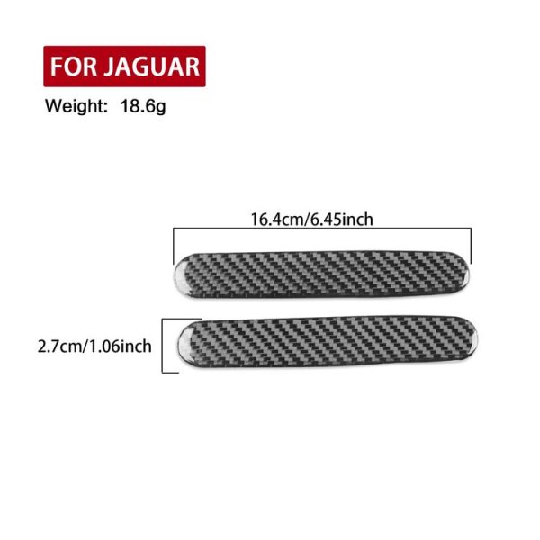 Jaguar F-TYPE 2013+ Universal Exterior Door Handle Sticker Left And Right Drive (Black) - Image 3