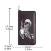 Ladies Long Casual Hand Clutch Bag Multi Card Position Zipper Phone Pouch, Model: W15840-1 - Image 2