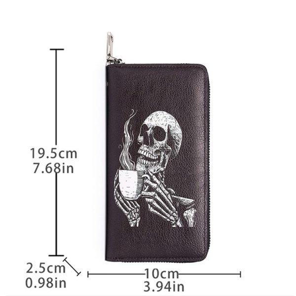Ladies Long Casual Hand Clutch Bag Multi Card Position Zipper Phone Pouch, Model: W15840-1 - Image 2
