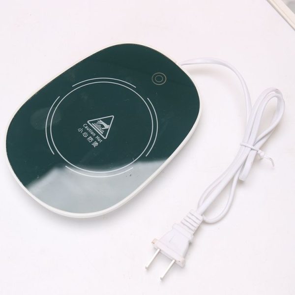 Constant Temperature Heating Coaster Intelligent Thermal Insulation Heating Base, CN Plug (Green)